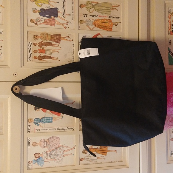 NWT Nautica black "Boat Tote" bag - Picture 5 of 9